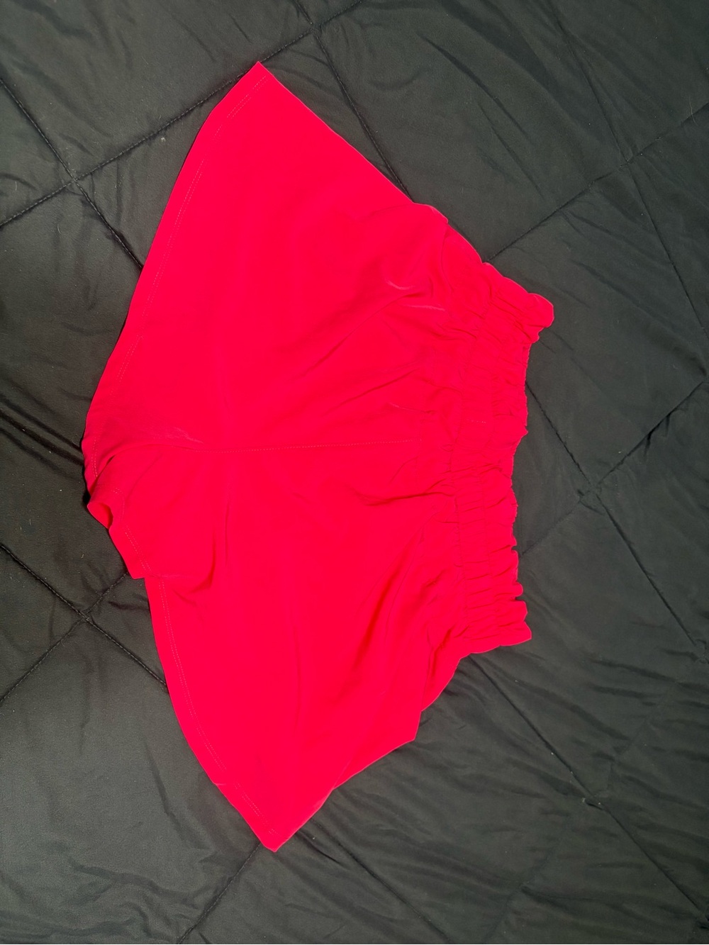 Women's Pink Athletic Tennis Skort with Elastic Waistband - Picture 3 of 7